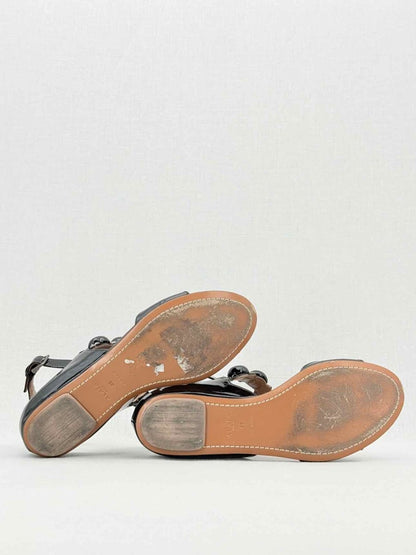 Pre - loved ALAIA Bombe Black Size EU 39 Sandals at Reems Closet