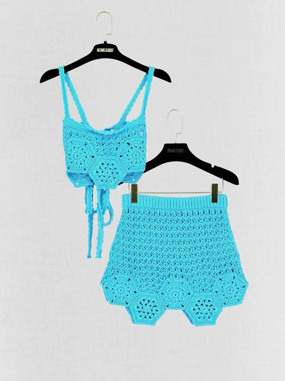 Pre - loved ALANUI Turquoise Size XSmall/Small Outfit Set at Reems Closet