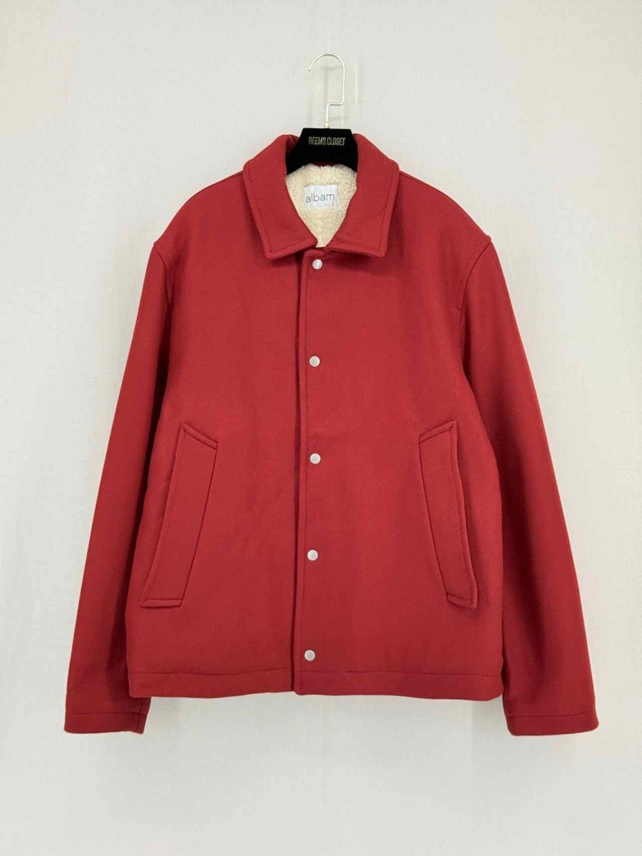Pre - loved ALBAM Burgundy Size XLarge Jacket at Reems Closet