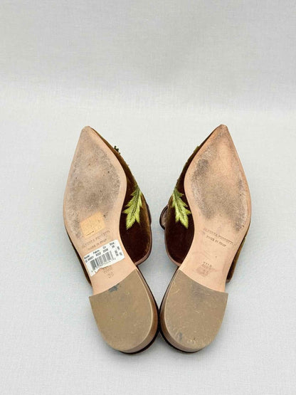 Pre - loved ALBERTA FERRETTI Brown Multicolor Size EU 36 Mules at Reems Closet