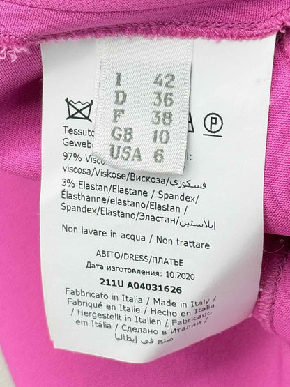 Pre-loved ALBERTA FERRETTI Pink Size US 6 Knee Length Dress at Reems Closet