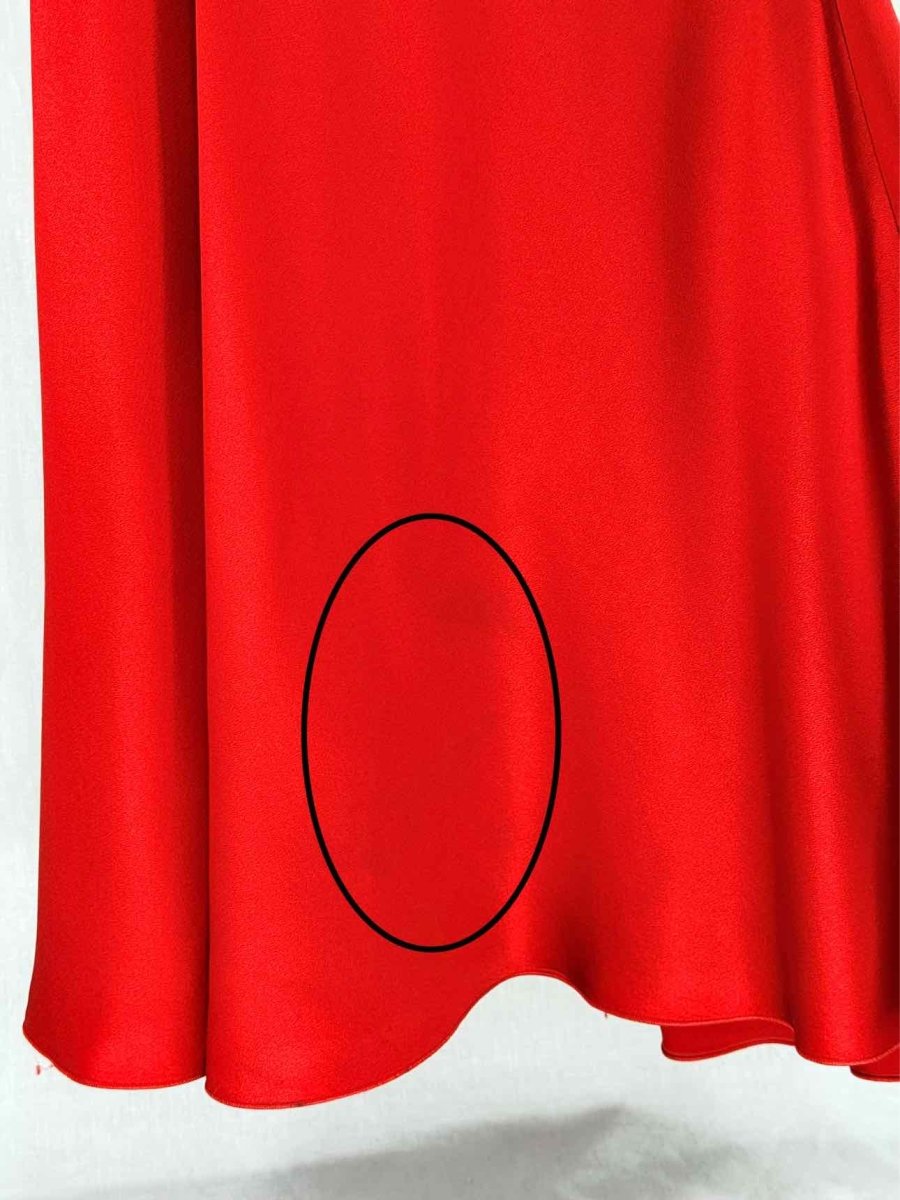 Pre - loved ALBERTA FERRETTI Red Size Medium Long Dress at Reems Closet