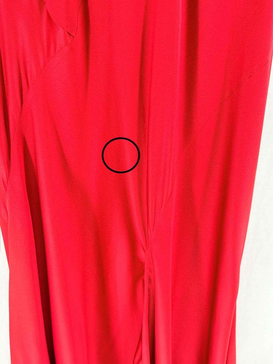 Pre - loved ALBERTA FERRETTI Red Size Medium Long Dress at Reems Closet