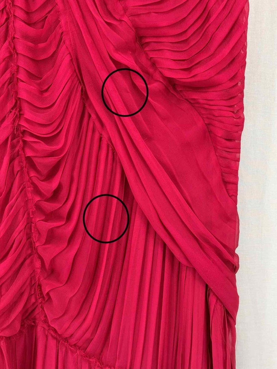 Pre-loved ALBERTA FERRETTI Red Size US 8 Long Dress at Reems Closet