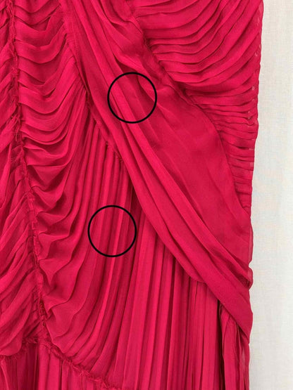 Pre-loved ALBERTA FERRETTI Red Size US 8 Long Dress at Reems Closet