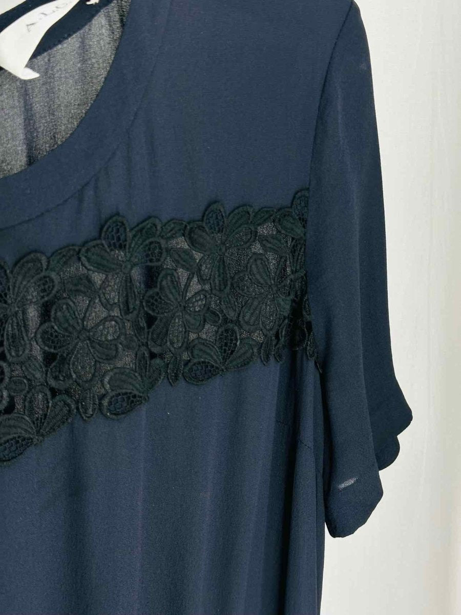 Pre - loved A.L.C. Black Size US 4 Knee Length Dress at Reems Closet