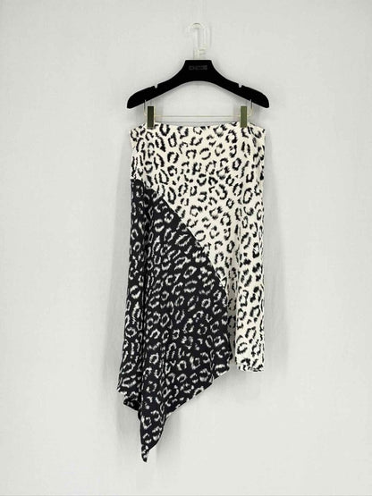Pre - loved A.L.C. Black & White Size US 10 Midi Skirt at Reems Closet