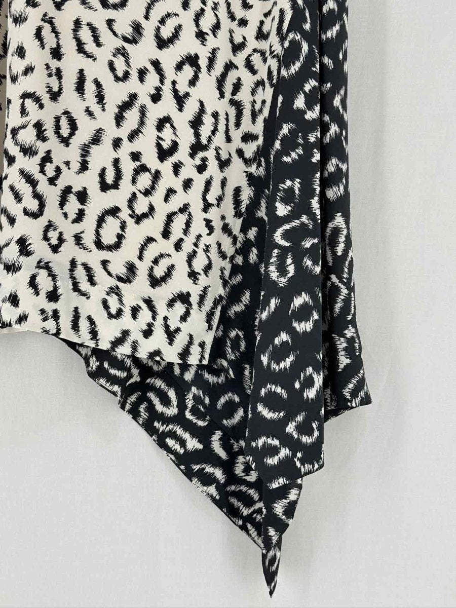 Pre - loved A.L.C. Black & White Size US 10 Midi Skirt at Reems Closet