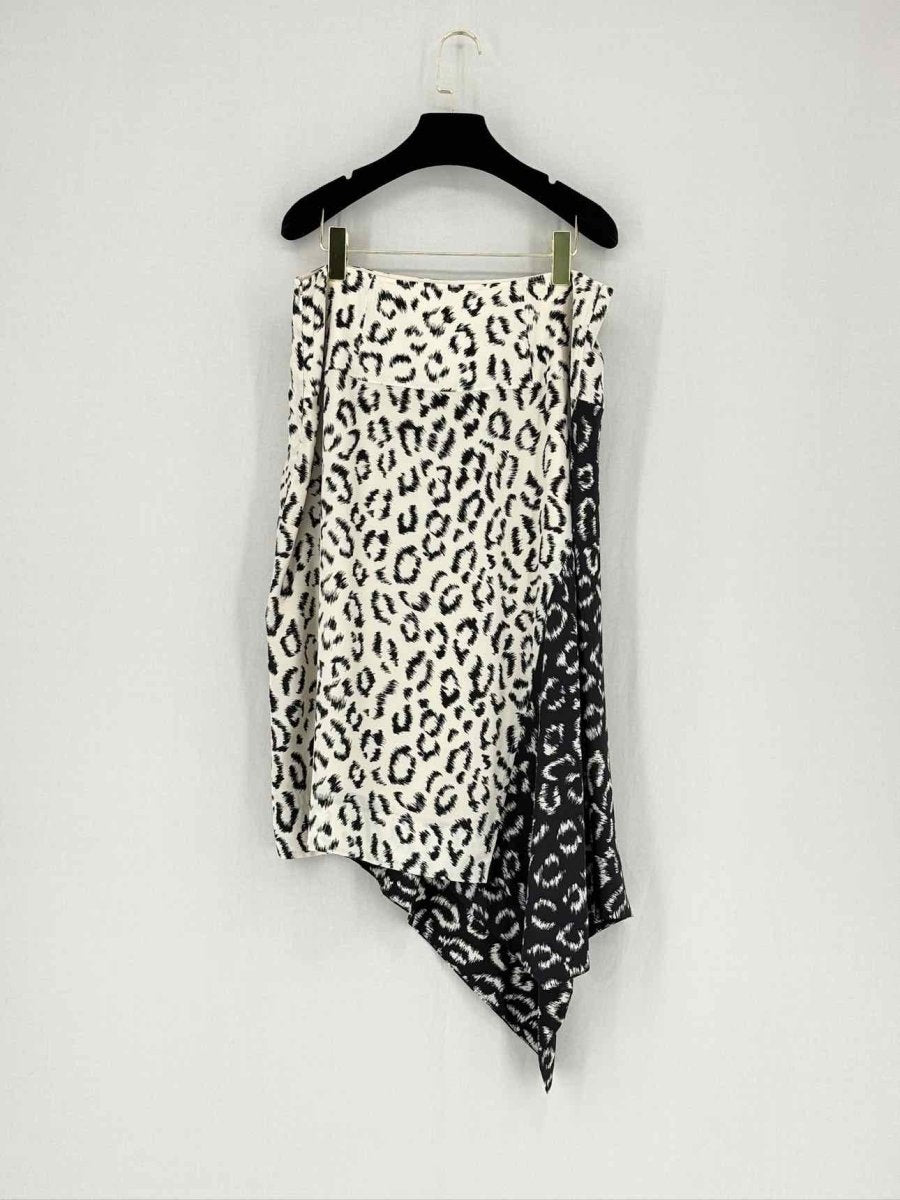 Pre - loved A.L.C. Black & White Size US 10 Midi Skirt at Reems Closet