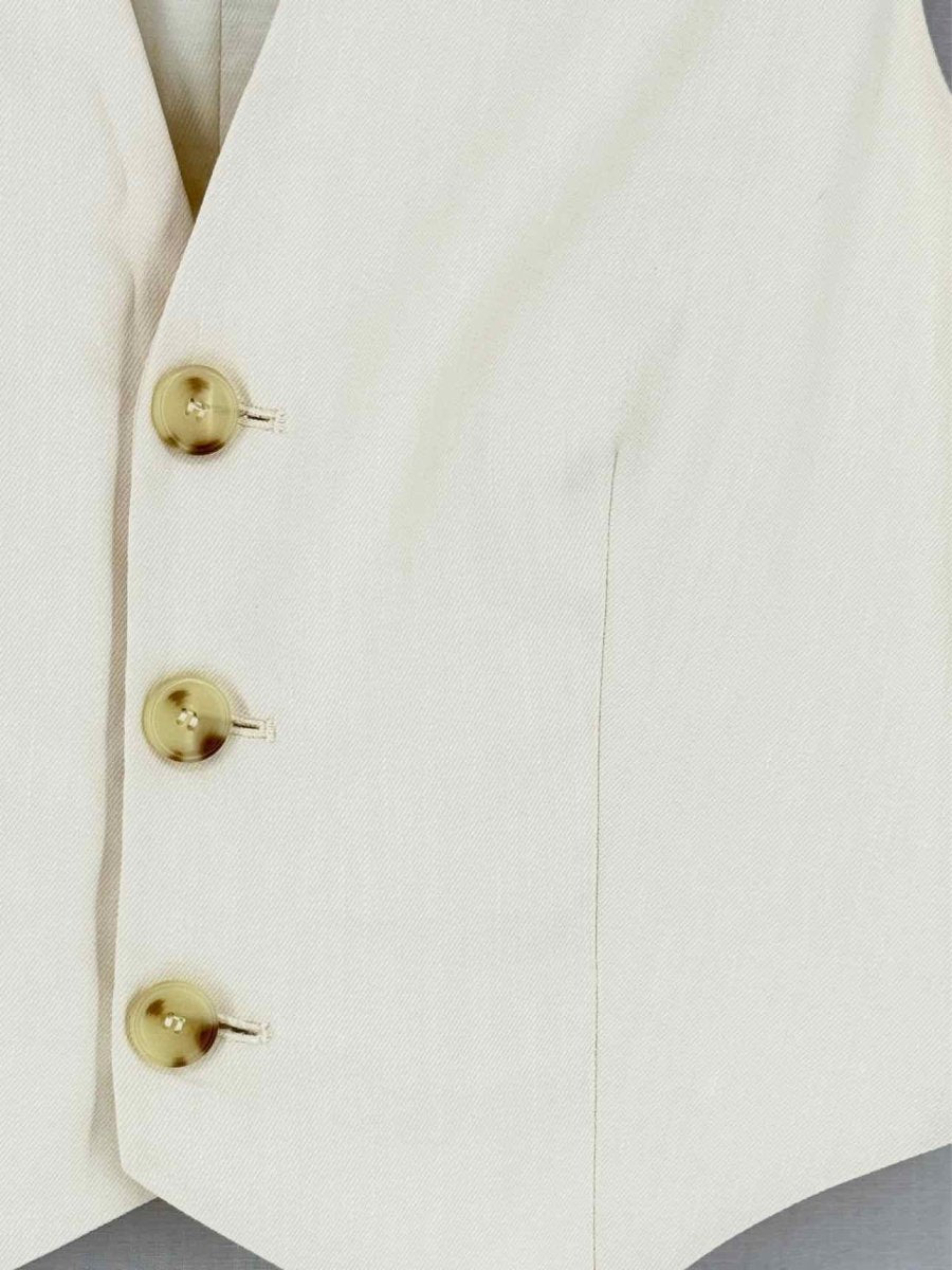 Pre - loved A.L.C. Maxwell Cream Size US 8 Vest at Reems Closet