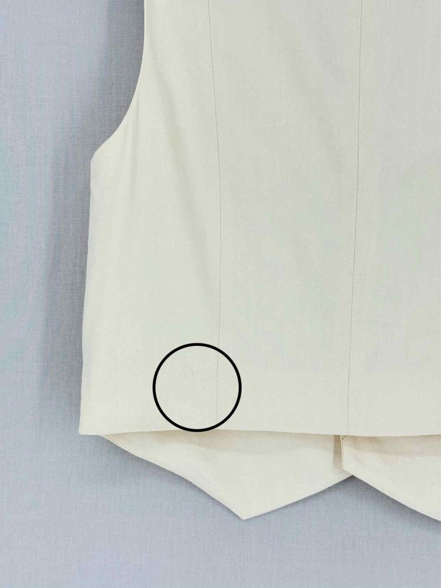 Pre - loved A.L.C. Maxwell Cream Size US 8 Vest at Reems Closet