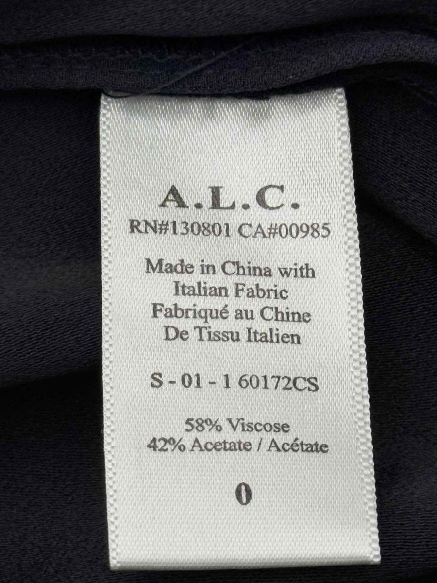 Pre - loved A.L.C. Navy Blue Size US 0 Short Dress at Reems Closet