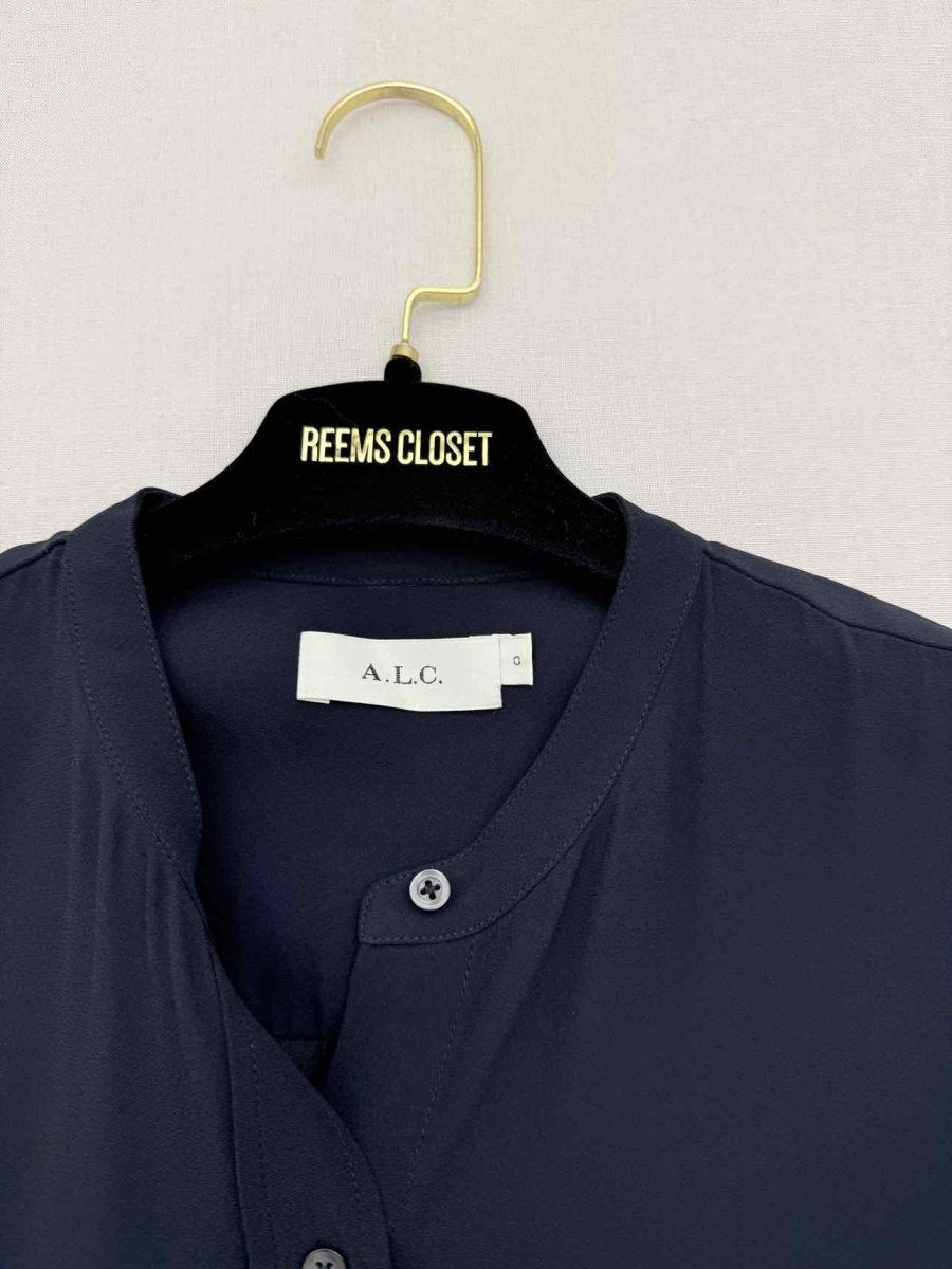 Pre - loved A.L.C. Navy Blue Size US 0 Short Dress at Reems Closet