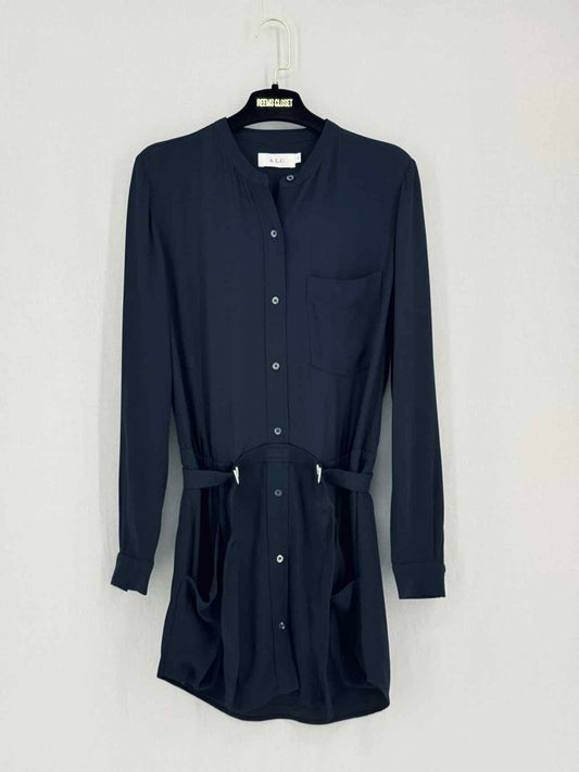 Pre - loved A.L.C. Navy Blue Size US 0 Short Dress at Reems Closet