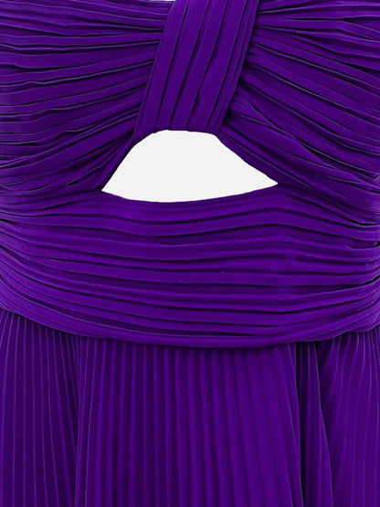 Pre-loved A.L.C. Purple Pleated Midi Dress from Reems Closet