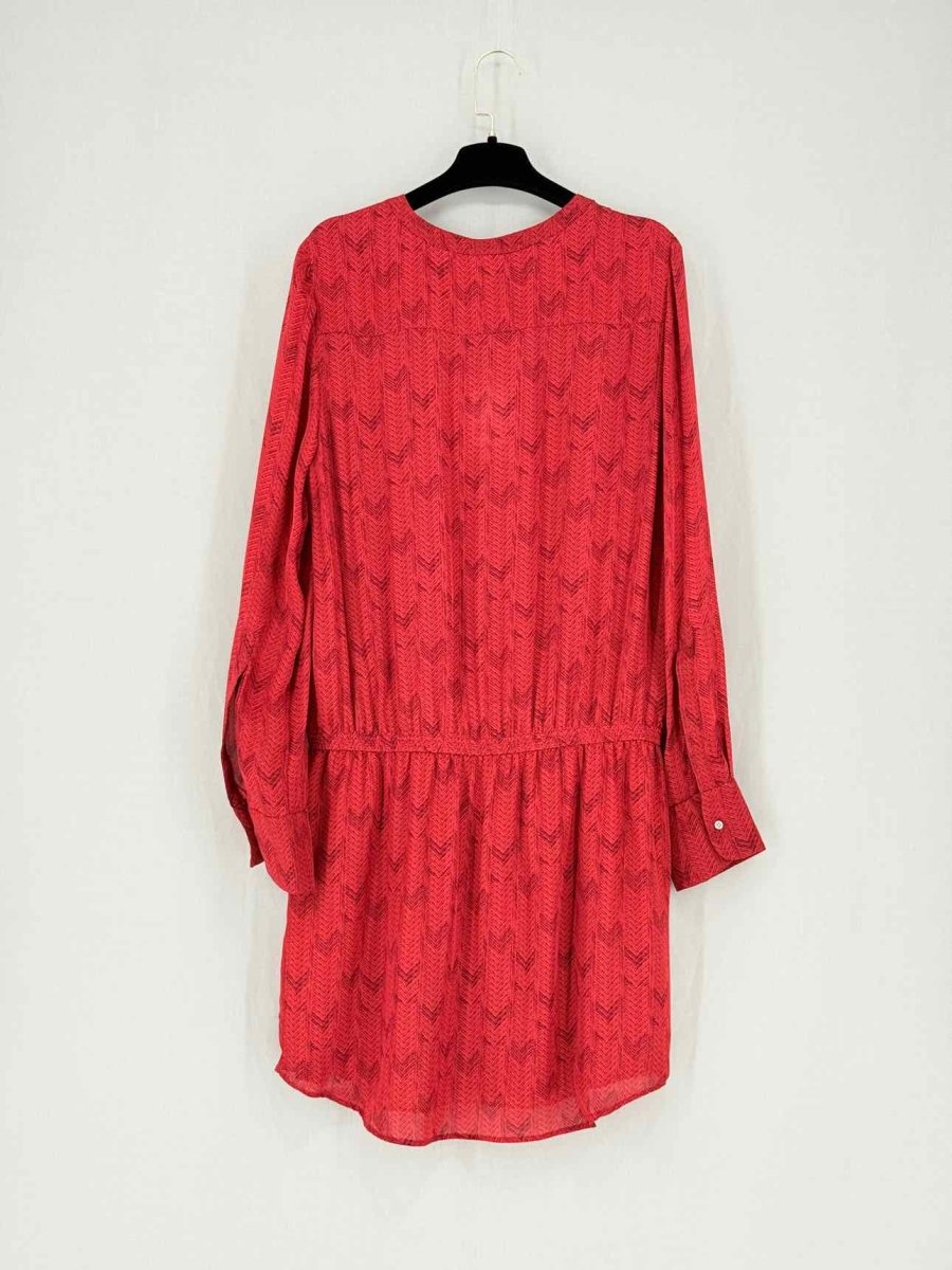 Pre - loved A.L.C. Red Print Size Medium Short Dress at Reems Closet