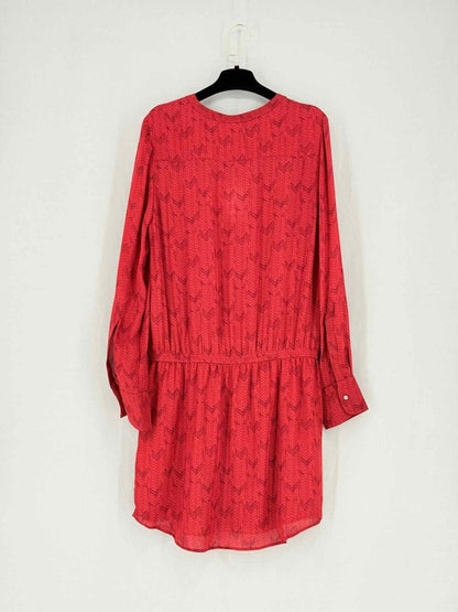Pre - loved A.L.C. Red Print Size Medium Short Dress at Reems Closet