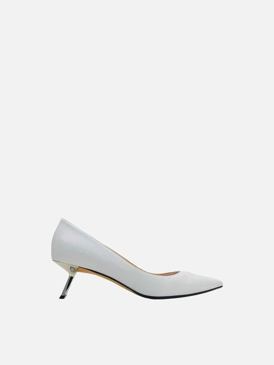 Pre-loved ALCHIMIA DI BALLIN Pointed Toe White Pumps from Reems Closet
