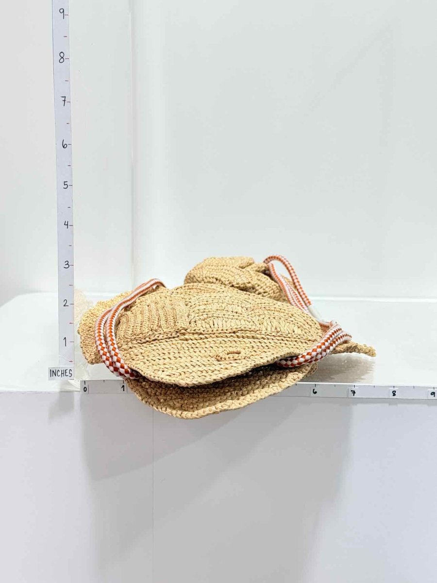 Pre - loved ALEMAIS Horizon Fish Beige Clutch at Reems Closet