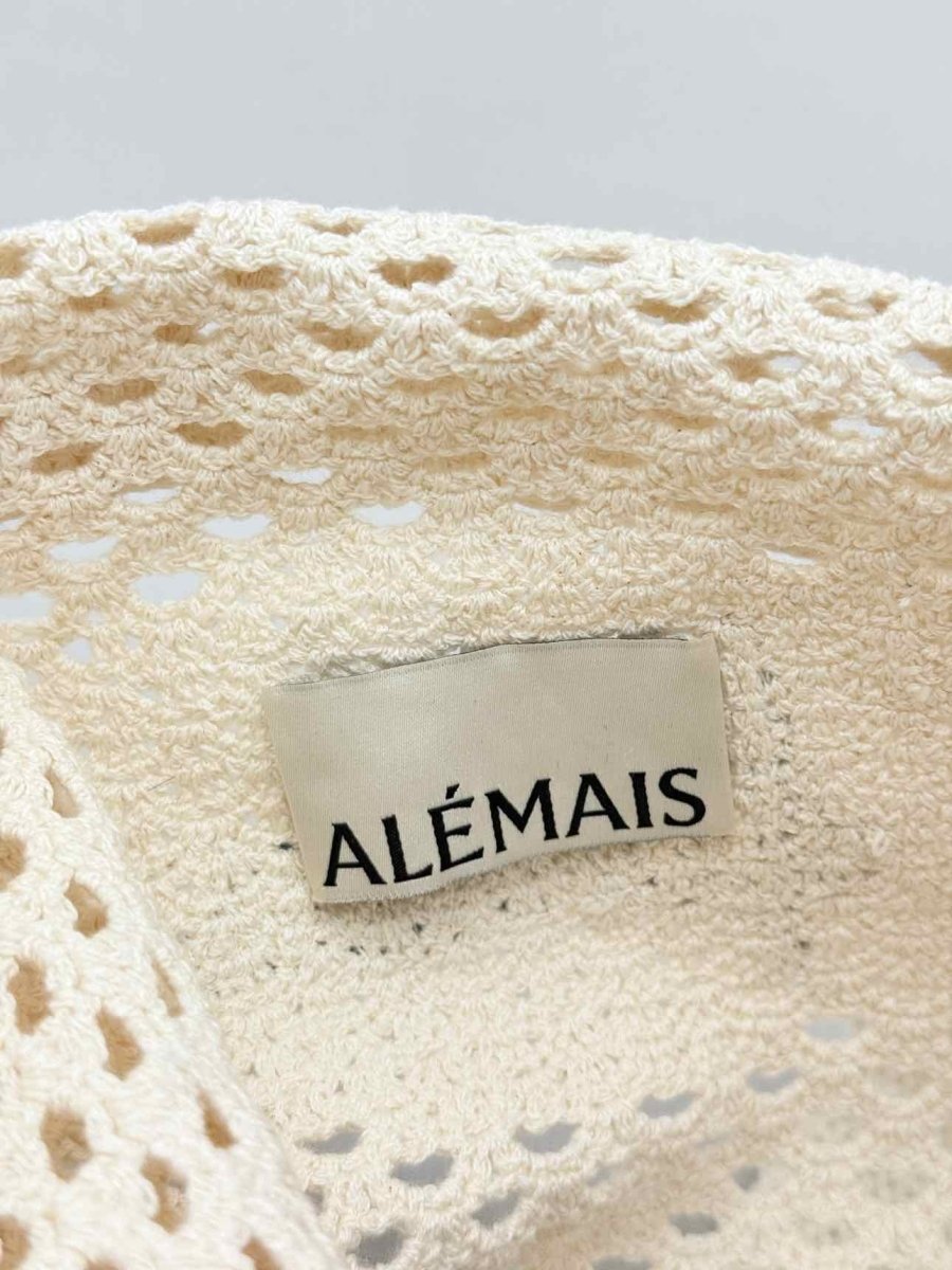 Pre - loved ALEMAIS Splash Cream Multicolor Tote Bag at Reems Closet