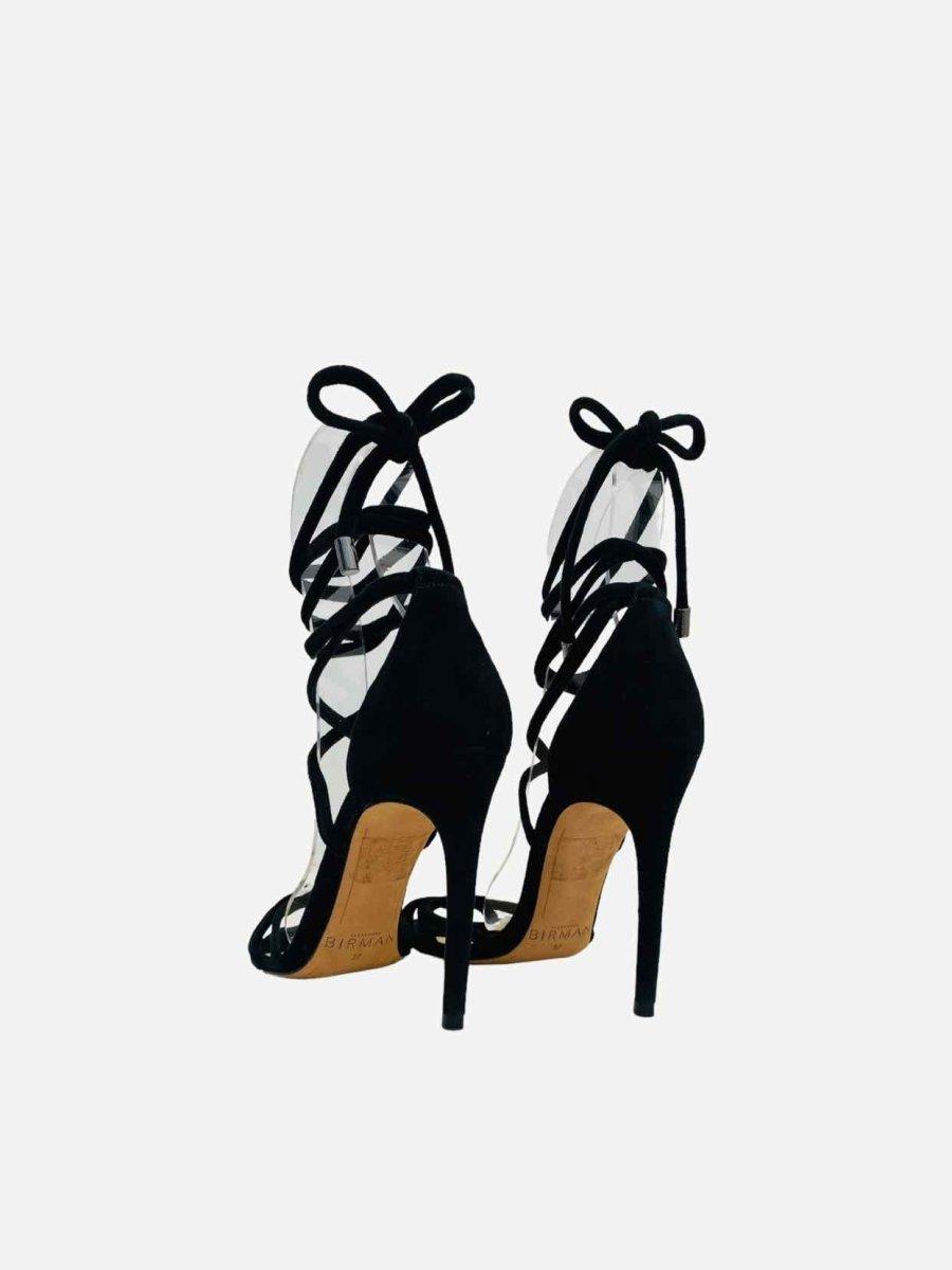 Pre - loved ALEXANDER BIRMAN Black Size EU 37 Heeled Sandals at Reems Closet