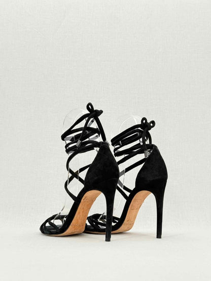 Pre - loved ALEXANDER BIRMAN Black Size EU 37 Heeled Sandals at Reems Closet