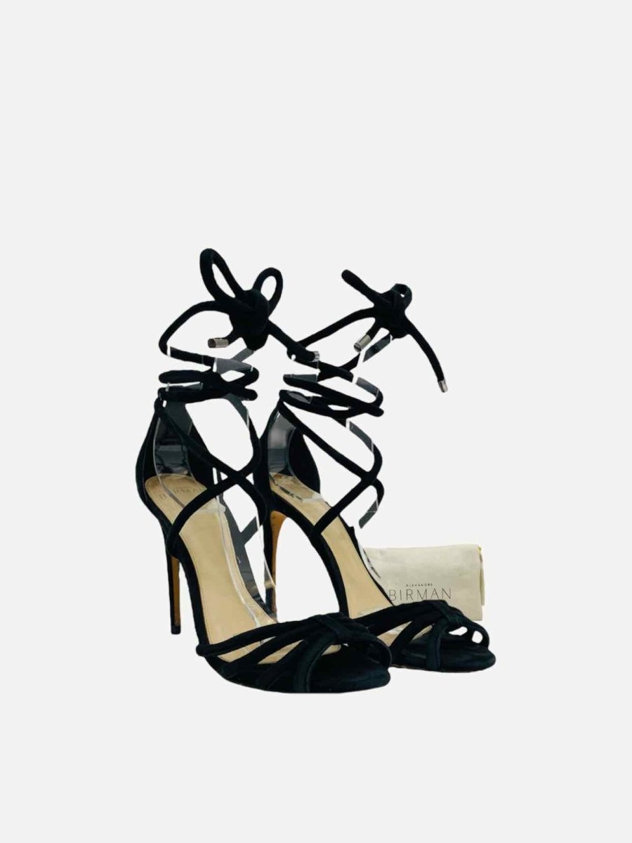 Pre - loved ALEXANDER BIRMAN Black Size EU 37 Heeled Sandals at Reems Closet