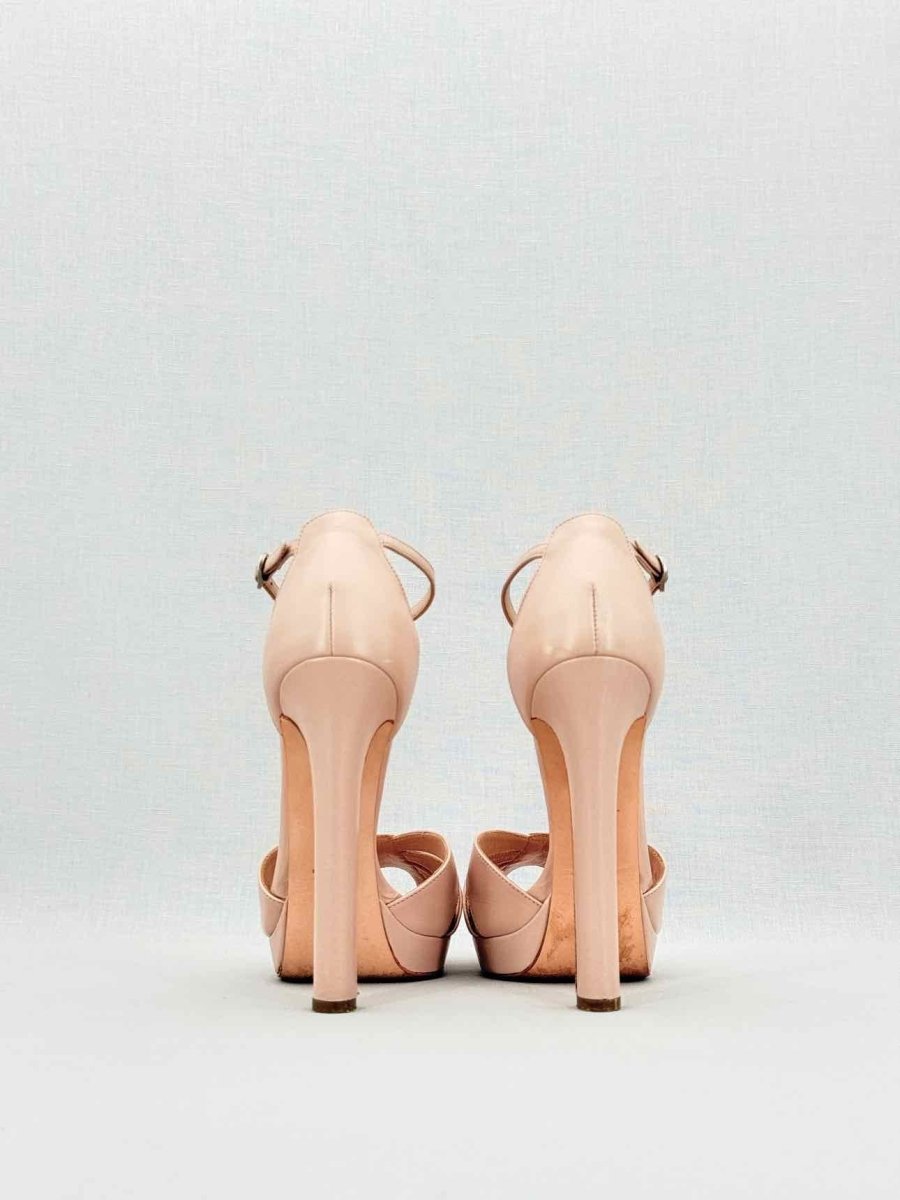 Pre - loved ALEXANDER MCQUEEN Beige Size EU 37 Heeled Sandals at Reems Closet