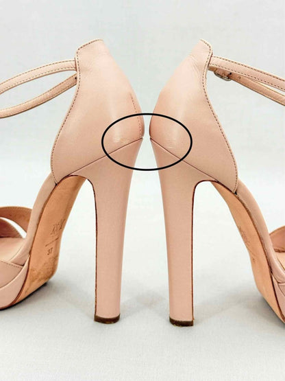 Pre - loved ALEXANDER MCQUEEN Beige Size EU 37 Heeled Sandals at Reems Closet