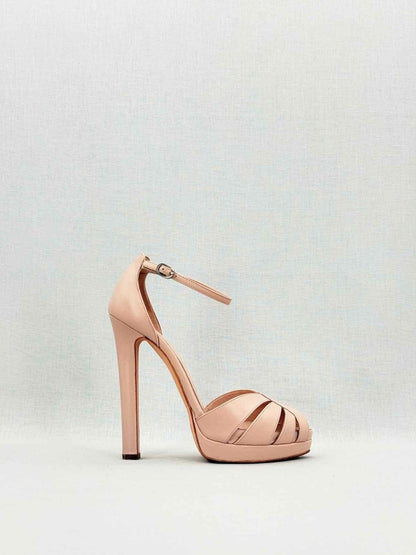 Pre - loved ALEXANDER MCQUEEN Beige Size EU 37 Heeled Sandals at Reems Closet