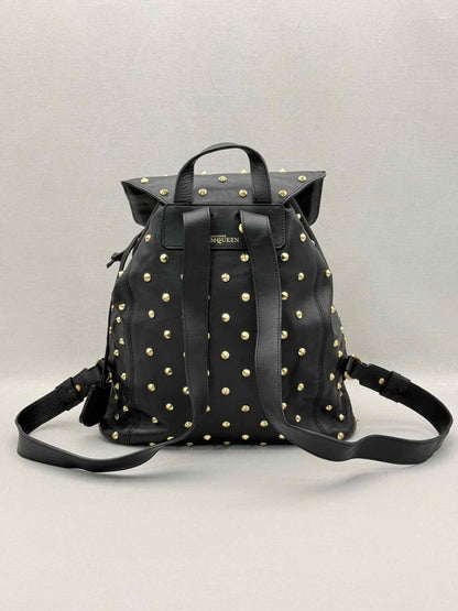 Pre-loved ALEXANDER MCQUEEN Black Backpack at Reems Closet