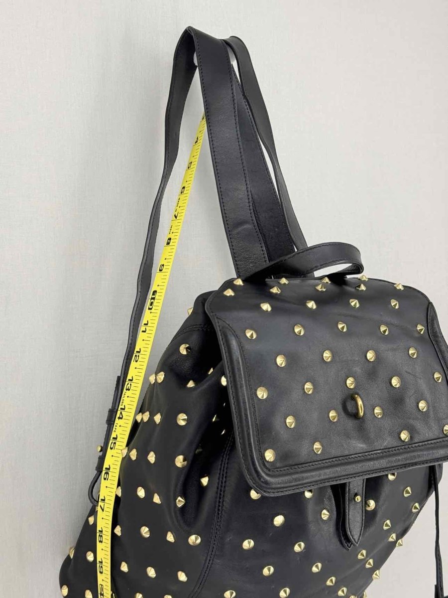 Pre-loved ALEXANDER MCQUEEN Black Backpack at Reems Closet