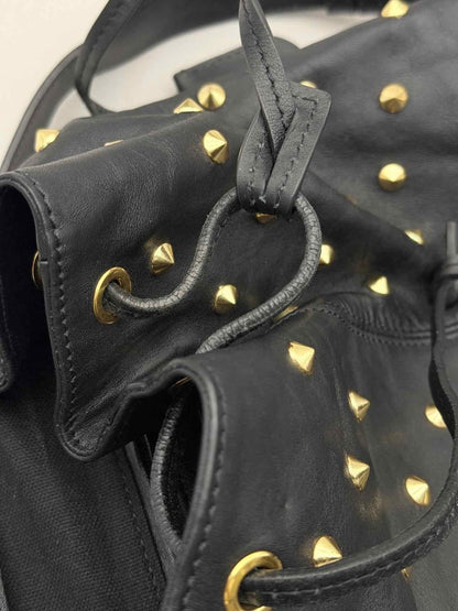 Pre-loved ALEXANDER MCQUEEN Black Backpack at Reems Closet
