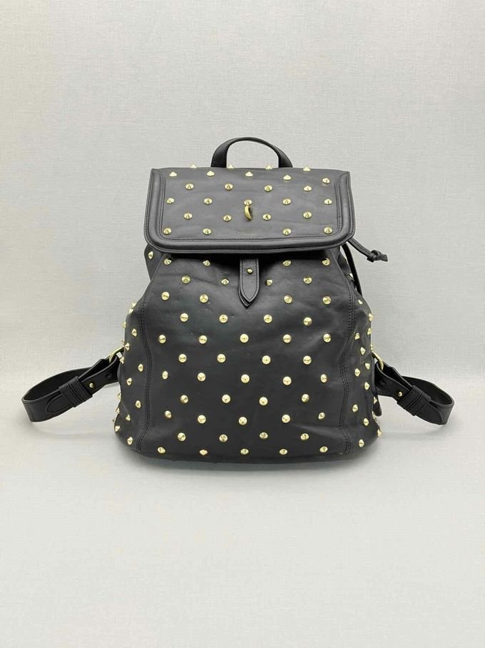 Pre-loved ALEXANDER MCQUEEN Black Backpack at Reems Closet