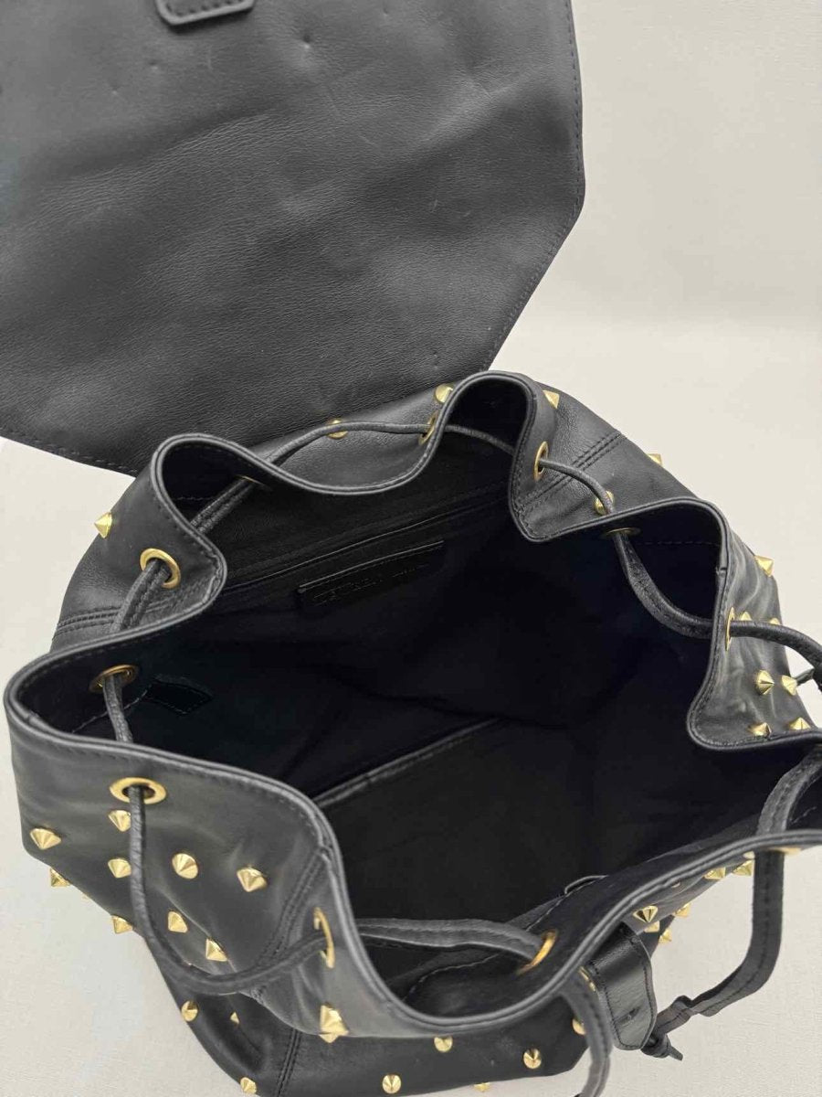 Pre-loved ALEXANDER MCQUEEN Black Backpack at Reems Closet