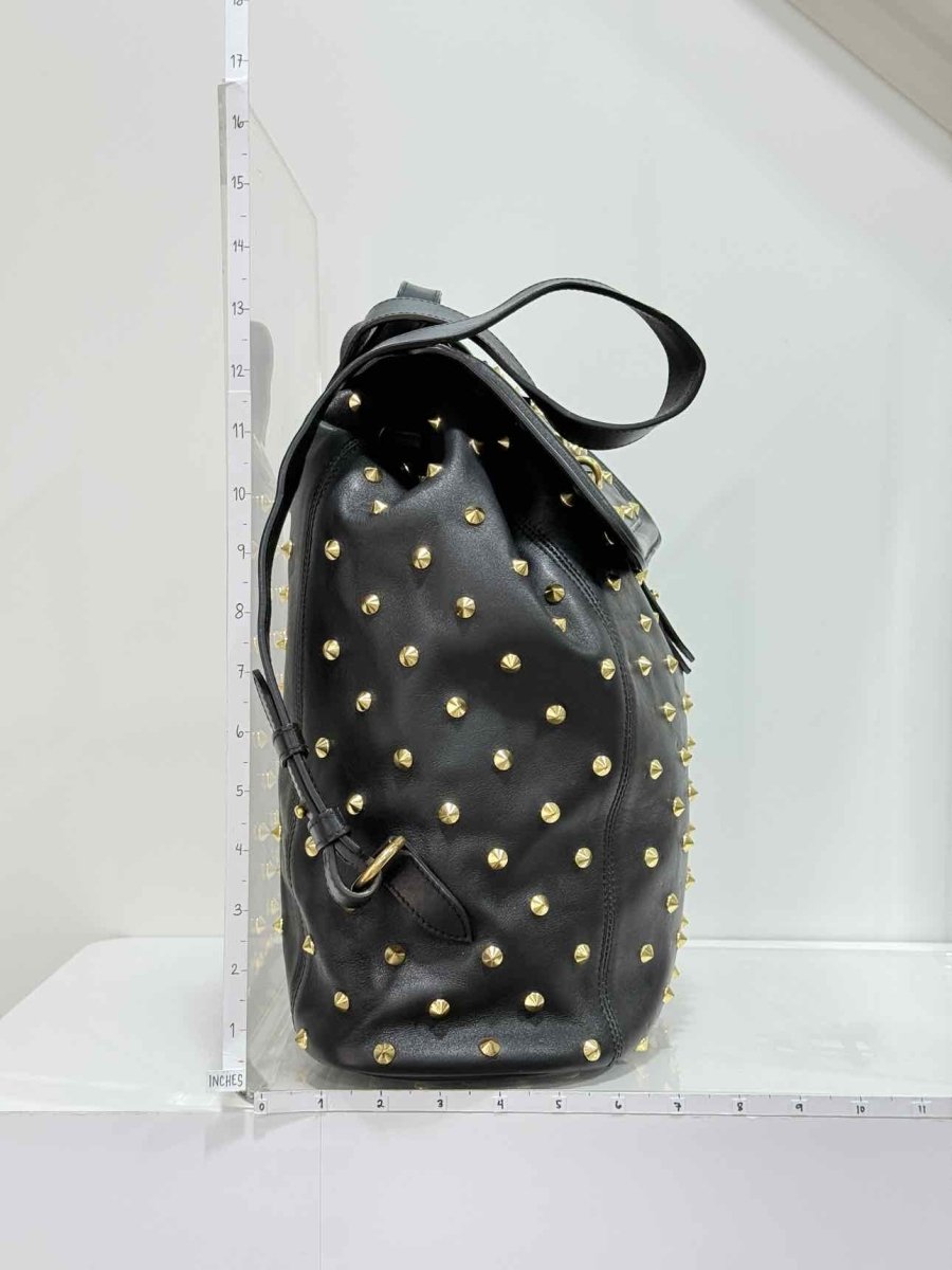 Pre-loved ALEXANDER MCQUEEN Black Backpack at Reems Closet