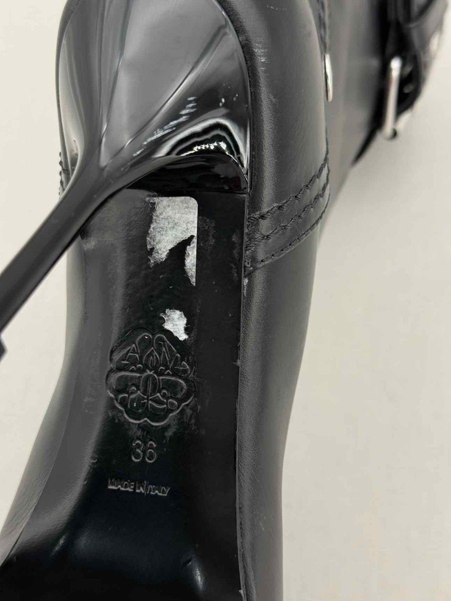 Pre - loved ALEXANDER MCQUEEN Black Size EU 36 Ankle Boots at Reems Closet