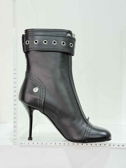 Pre - loved ALEXANDER MCQUEEN Black Size EU 36 Ankle Boots at Reems Closet