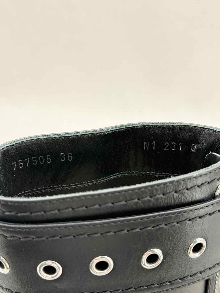 Pre - loved ALEXANDER MCQUEEN Black Size EU 36 Ankle Boots at Reems Closet