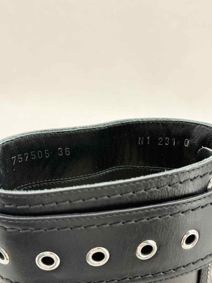 Pre - loved ALEXANDER MCQUEEN Black Size EU 36 Ankle Boots at Reems Closet