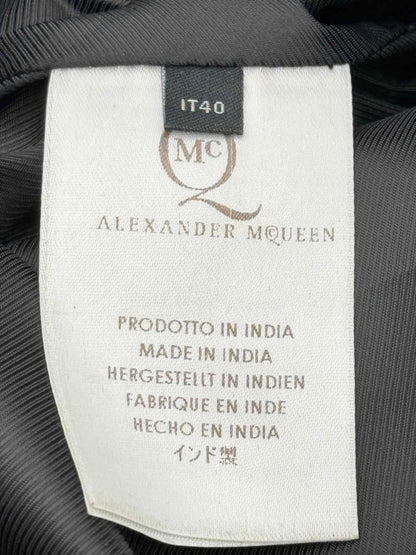 Pre - loved ALEXANDER MCQUEEN Black Size US 4 Knee Length Dress at Reems Closet