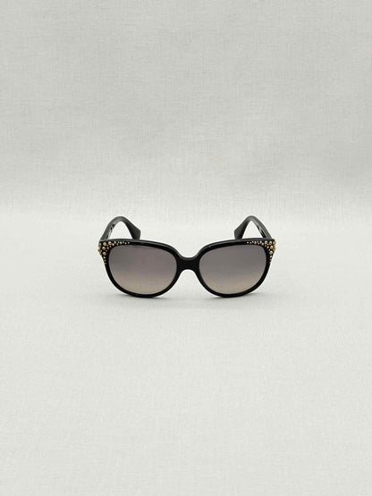 Pre - loved ALEXANDER MCQUEEN Black Sunglasses at Reems Closet