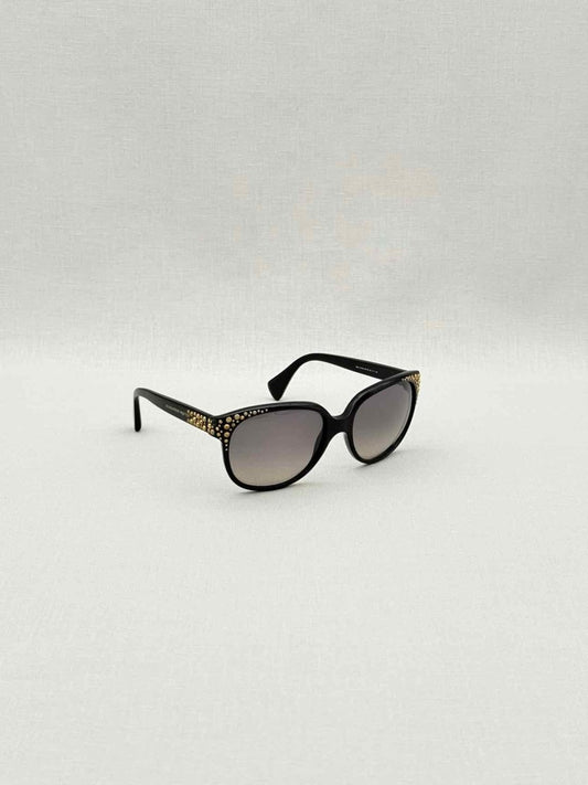 Pre - loved ALEXANDER MCQUEEN Black Sunglasses at Reems Closet