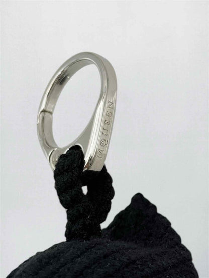 Pre-loved ALEXANDER MCQUEEN Black & White Key Chain at Reems Closet