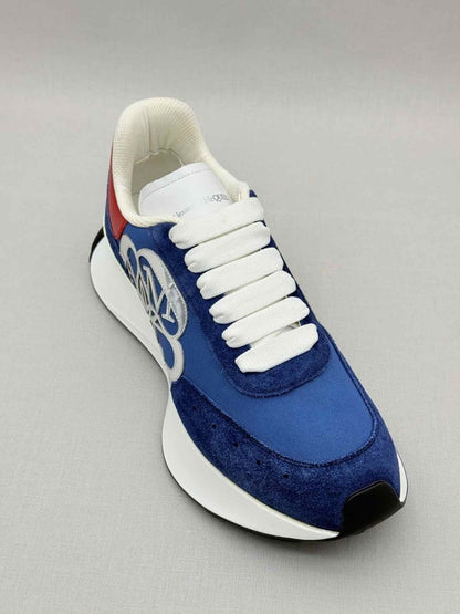 Pre - loved ALEXANDER MCQUEEN Blue Multicolor Size EU 41 Sneakers at Reems Closet