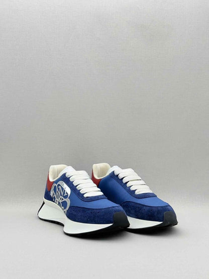 Pre - loved ALEXANDER MCQUEEN Blue Multicolor Size EU 41 Sneakers at Reems Closet
