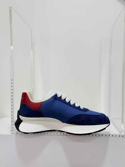Pre - loved ALEXANDER MCQUEEN Blue Multicolor Size EU 41 Sneakers at Reems Closet