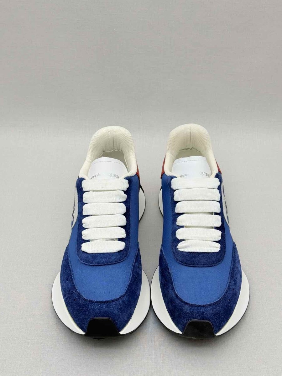 Pre - loved ALEXANDER MCQUEEN Blue Multicolor Size EU 41 Sneakers at Reems Closet