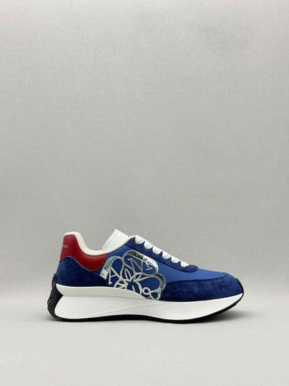 Pre - loved ALEXANDER MCQUEEN Blue Multicolor Size EU 41 Sneakers at Reems Closet