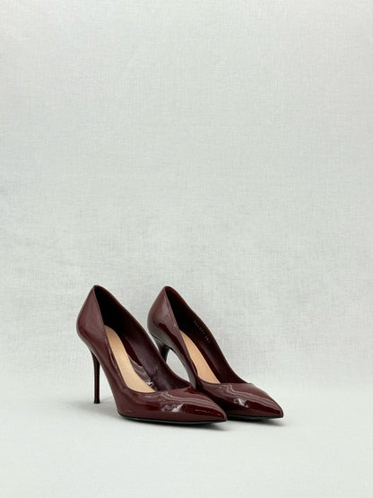 Pre - loved ALEXANDER MCQUEEN Burgundy Size EU 38.5 Pumps at Reems Closet